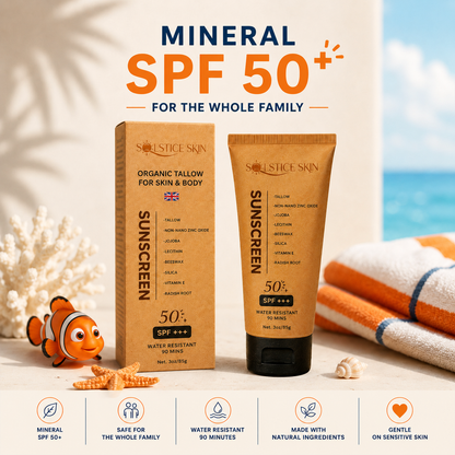 Mineral SPF 50 Sunscreen for Kids & Sensitive Skin