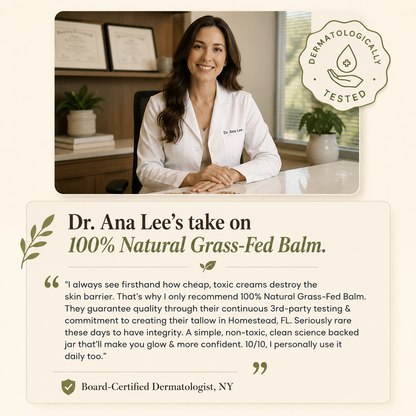 100% Natural Grass- Fed Balm