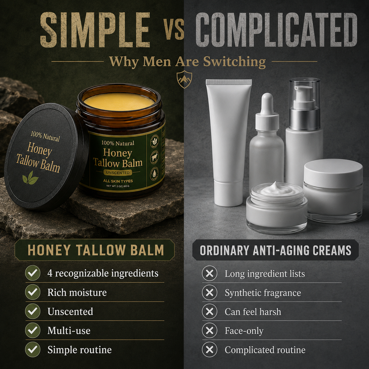 The No-Fuss Balm For Men’s Dry Skin