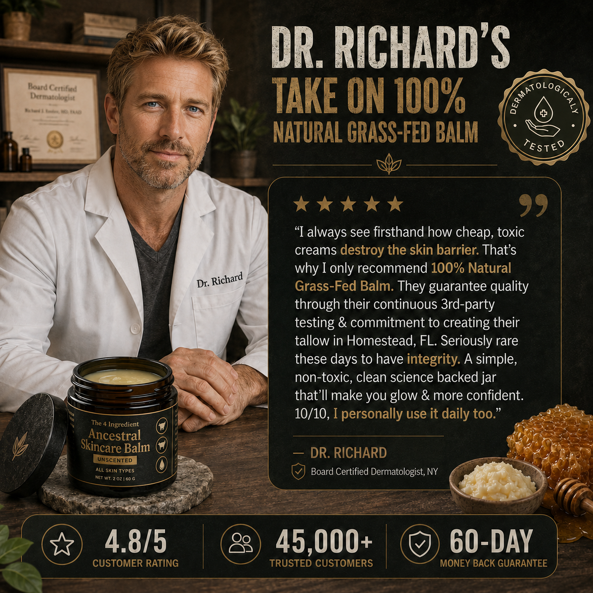 The No-Fuss Balm For Men’s Dry Skin