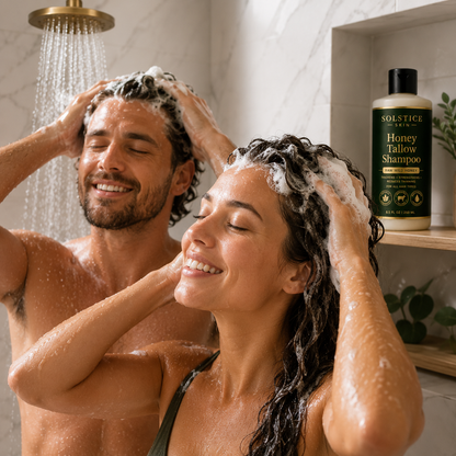 Organic Grass-Fed Tallow & Wild Honey Shampoo