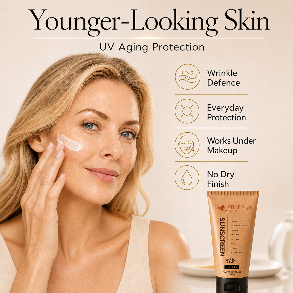 Solstice Skin Daily Defense Invisible SPF 50