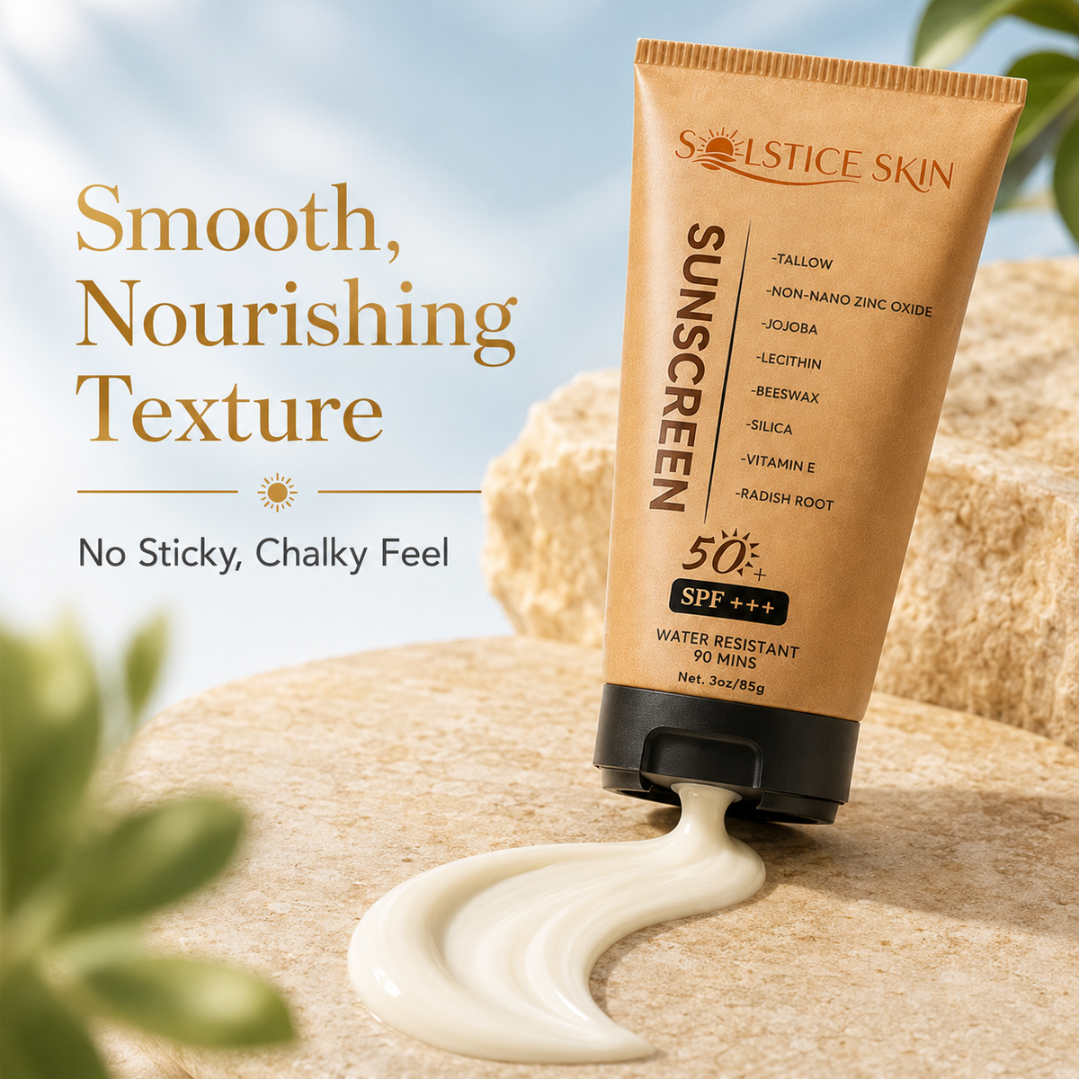 Organic Tallow SPF50 Sunscreen Made With Ingredients You Can Trust