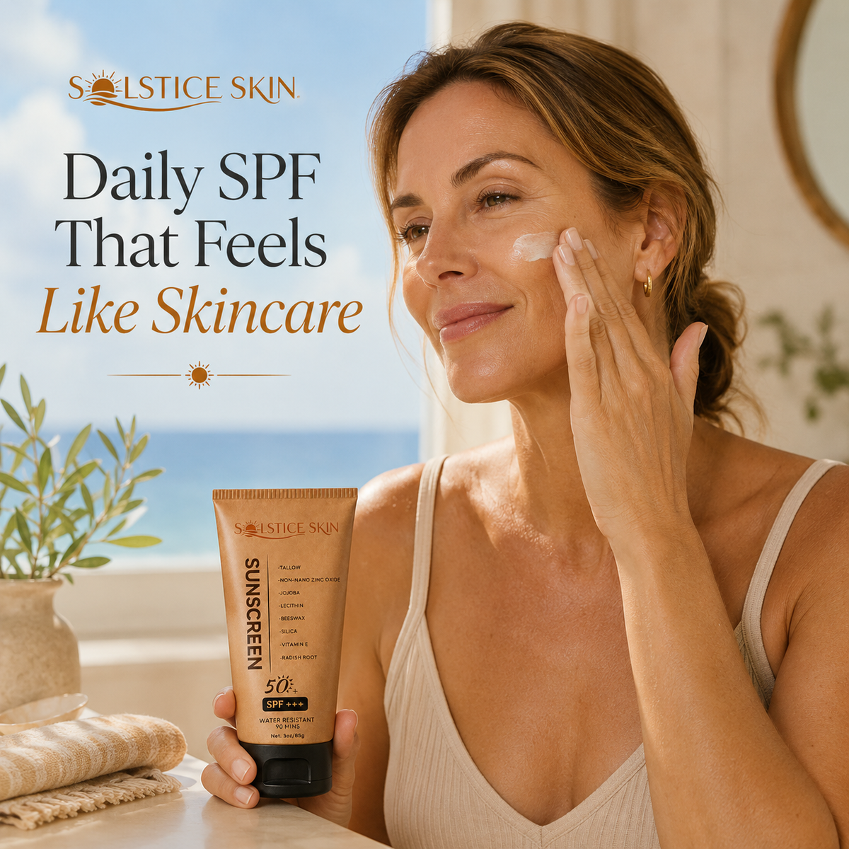 Organic Tallow SPF50 Sunscreen Made With Ingredients You Can Trust
