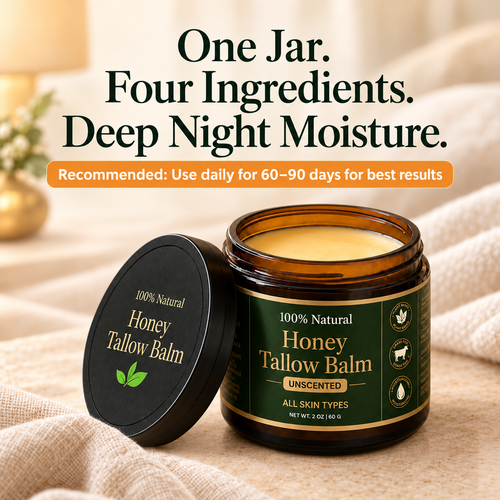 6 in 1 Daily Defence Organic Tallow Honey Balm (Unscented)